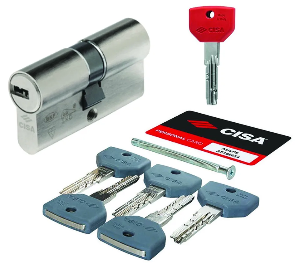 CISA "ASIX P8" DOPPIO CILINDRO CHIAVE PUNZONATA