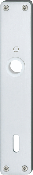 HOPPE COPPIA PLACCHE LUNGHE PER PORTE INTERNE PER CHIAVE "PATENT"