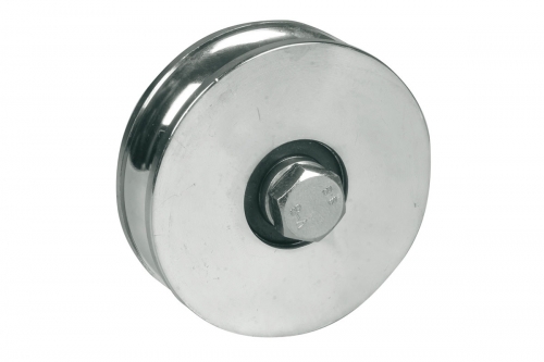 IBFM RUOTA CON SUPPORTO INTERNO A 2 CUSCINETTI GOLA TONDA Ø 20mm