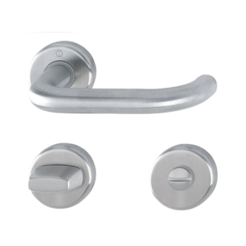 HOPPE MANIGLIA "BADEN" CON ROSETTA TONDA PER PORTE WC