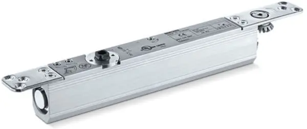 GEZE "BOXER" CHIUDIPORTA INTEGRATO SOLO CORPO PER ANTE FINO A 1.400mm, FORZA 2-6 REGOLABILE TRAMITE VALVOLA