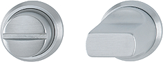 HOPPE MINI BOCCHETTA TONDA CON BOTTONE SCANALATO/NOTTOLINO PER PORTE WC