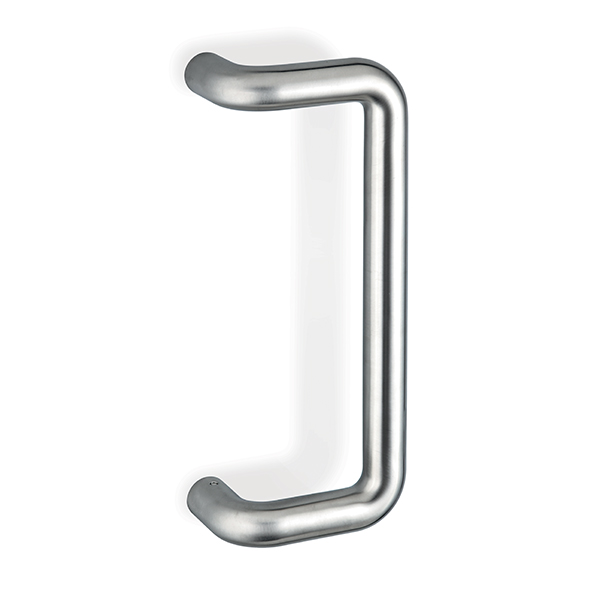 PBA MANIGLIONE TIPO "D" IN ACCIAIO INOX FISSAGGIO INCLUSO