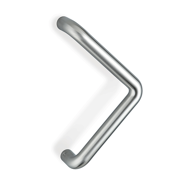 PBA MANIGLIONE TIPO "L" IN ACCIAIO INOX FISSAGGIO ESCLUSO