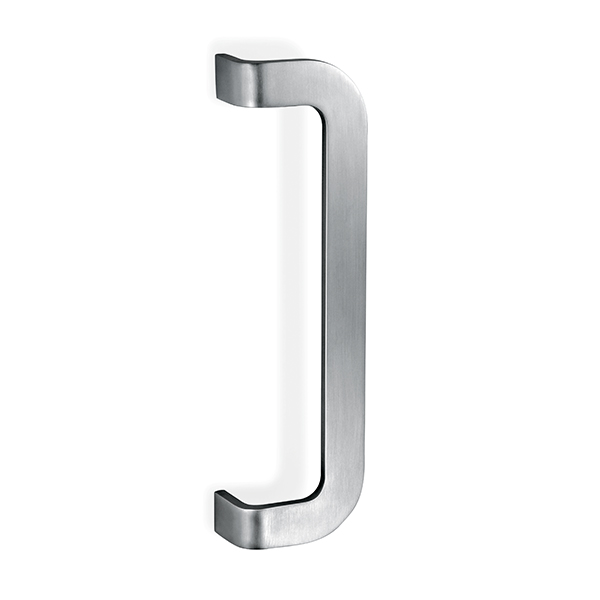 PBA MANIGLIONE TIPO "D" IN ACCIAIO INOX FISSAGGIO  ESCLUSO