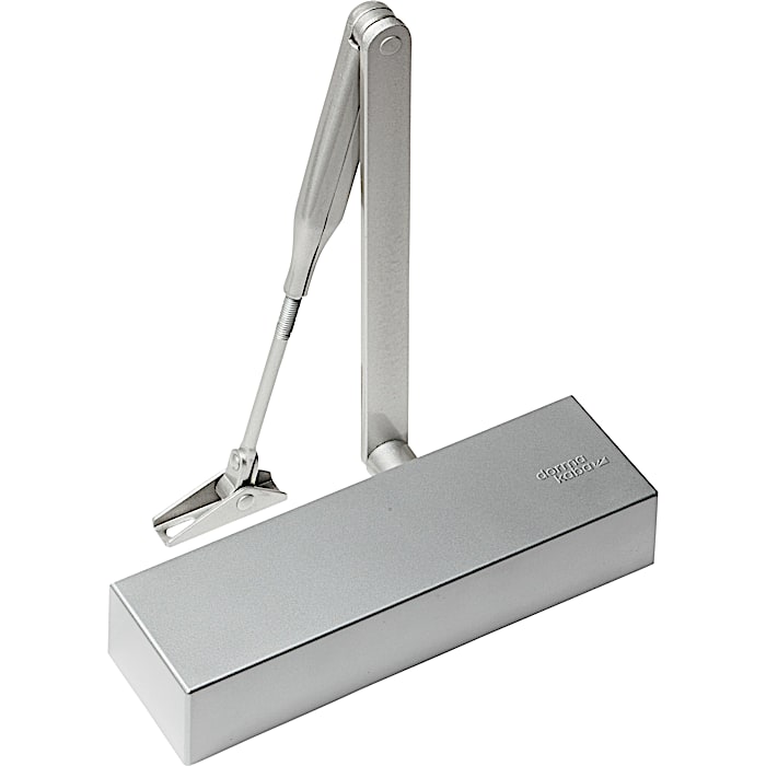 DORMA "TS71" CHIUDIPORTA AEREO  COMPLETO DI PIASTRA E BRACCIO A COMPASSO PER ANTE FINO A 1.100mm E FORZA REGOLABILE 2-4 TRAMITE IL BRCCIO